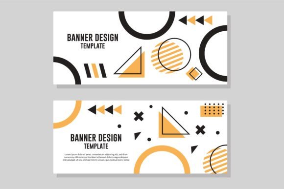Abstract Geometric Banner Template for Business
