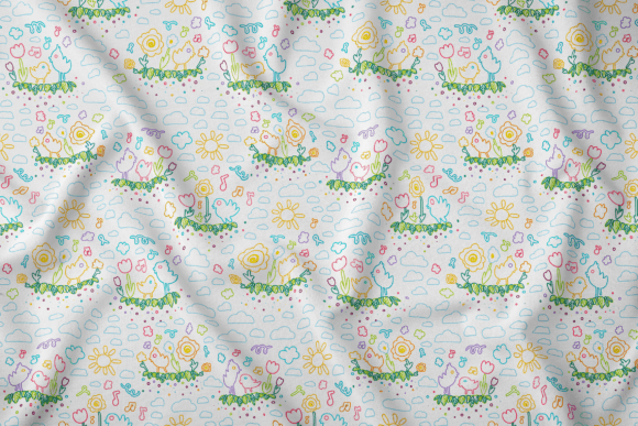 Bringing Nature to Life with Birds in Flowers Seamless Pattern