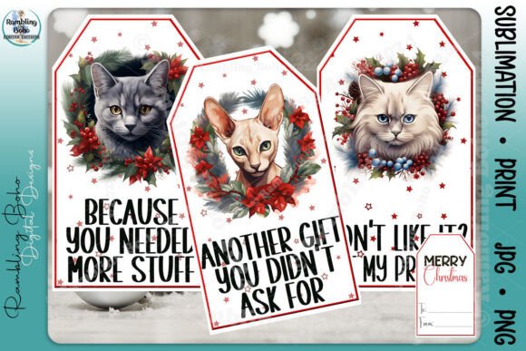 Christmas Holiday Cat Gift Tag Bundle 3: A Practical Review for Creators