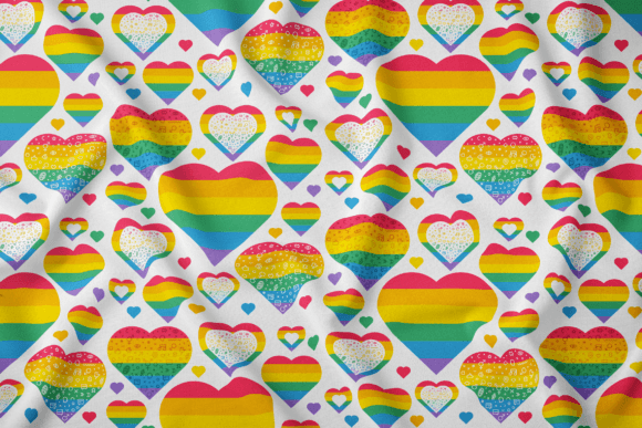 Designing for Inclusion: The Strategic Power of the Pride Hearts Seamless Pattern