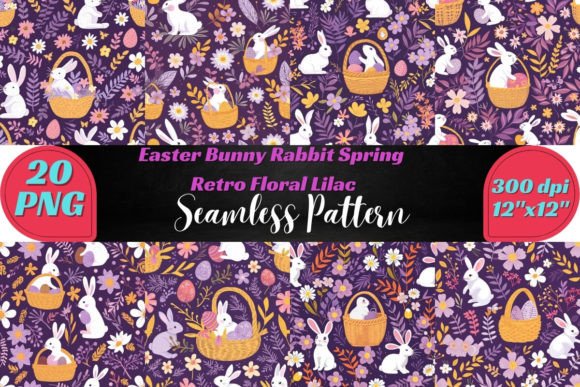 Easter Bunny Rabbit Spring Retro Floral: A Timeless Design Trend for Modern Creators