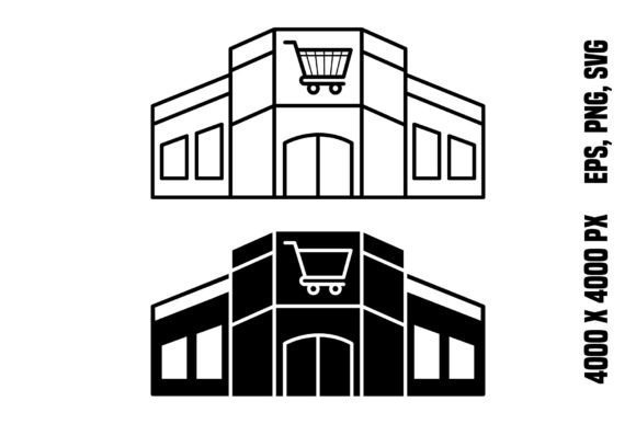 Elevating Digital Retail Spaces with High-Fidelity Shopping Mall Icons
