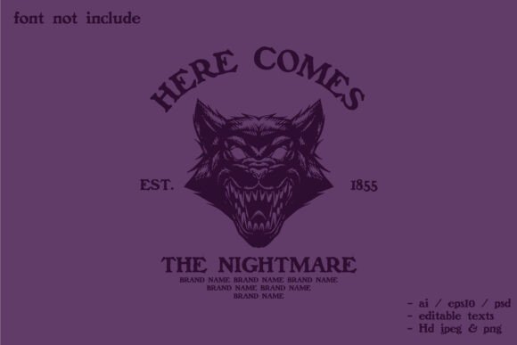 Fierce Wolf Head Silhouette Logo: Defining a Bold Brand Identity