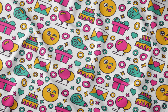 Funny Happy Birthday Seamless Pattern Guide
