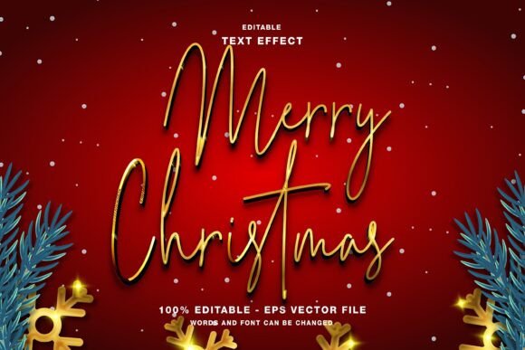 Merry Christmas 3D Gold Text Effect: A Practical Guide for Designers and Marketers