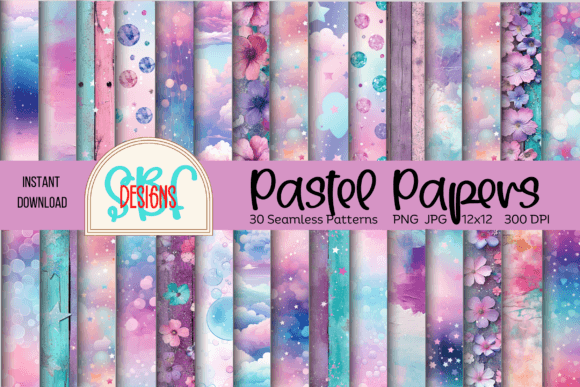 Pastel Barn Digital Background Paper: A Practical Evaluation for Designers