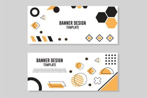 Set of Geometric Banners Templates: Elevating Your Brand Identity