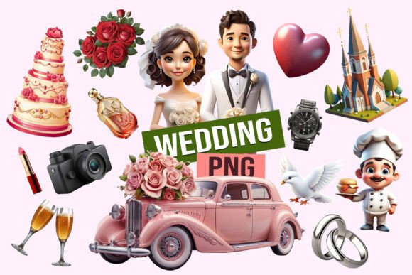 Strategic Design with the Wedding Clipart Pack