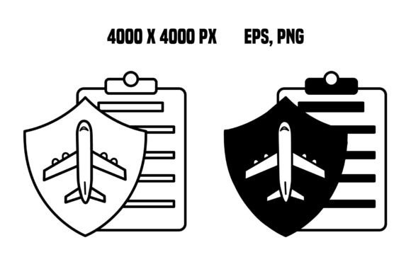 Travel Insurance Icons for Web Design
